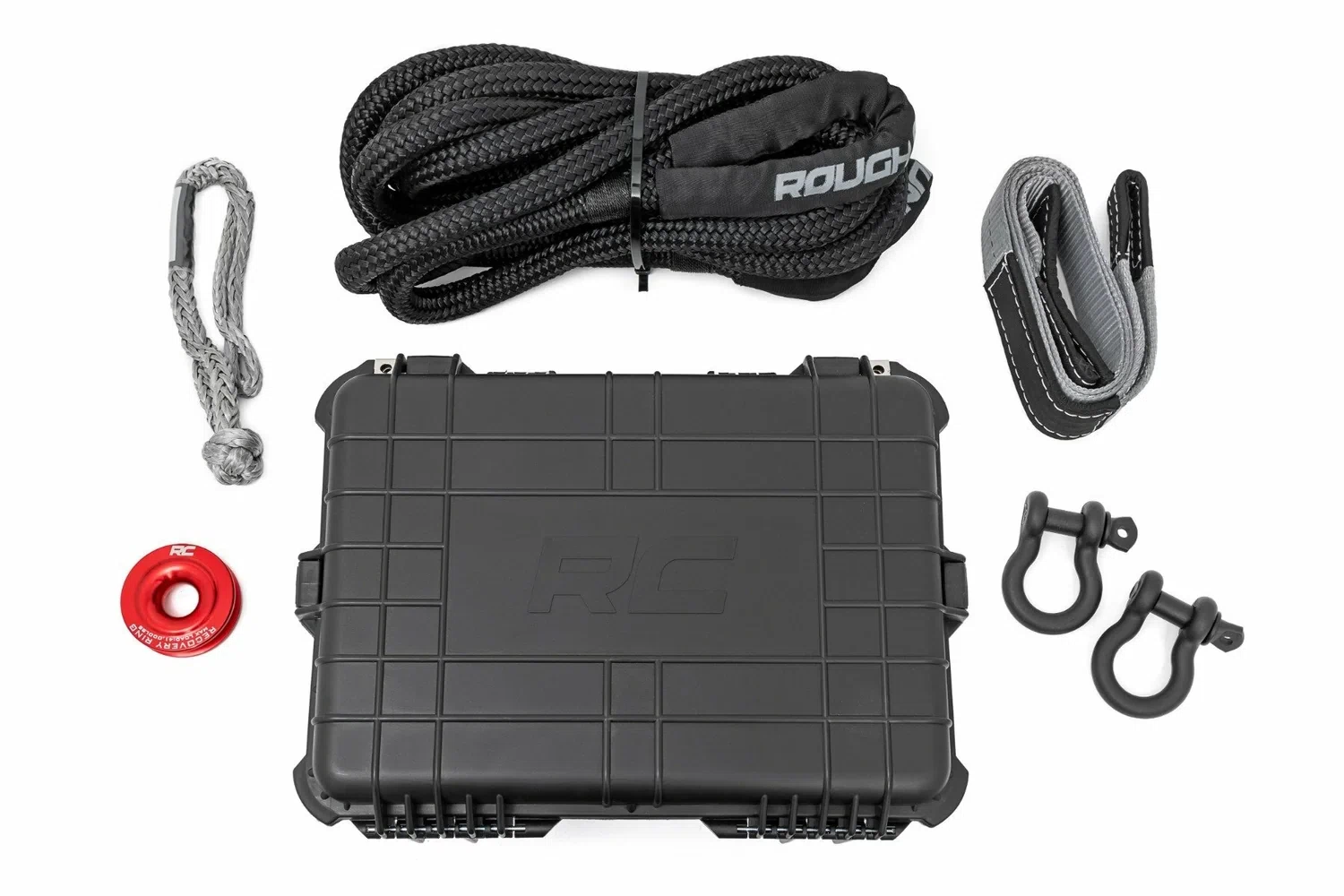 Rough Country _ Winch Recovery Kit _ Synthetic Cable Winches